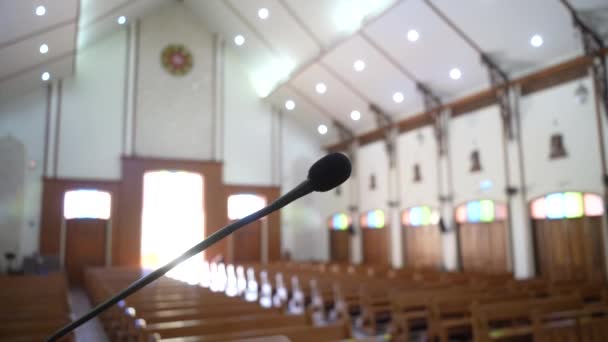 Mary Mediatrix All Grace Templom Pakham Kerületben November 2023 Buriram — Stock videók