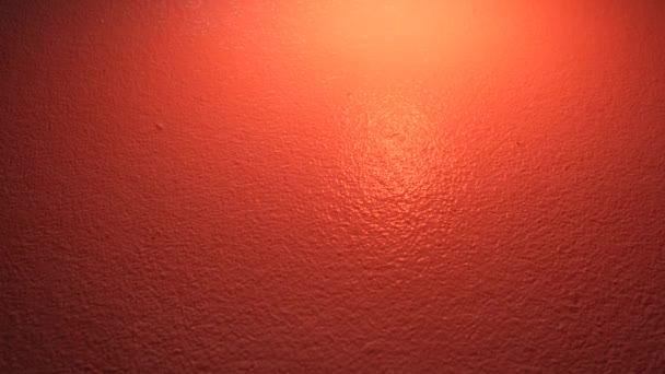 Sombra Del Espectáculo Color Pared Fondo Cemento Flash Iluminación — Vídeo de stock