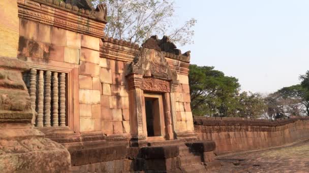 Стародавньому Кхмерському Храмі Прасат Муанг Або Замок Муанг Поблизу Історичного — стокове відео