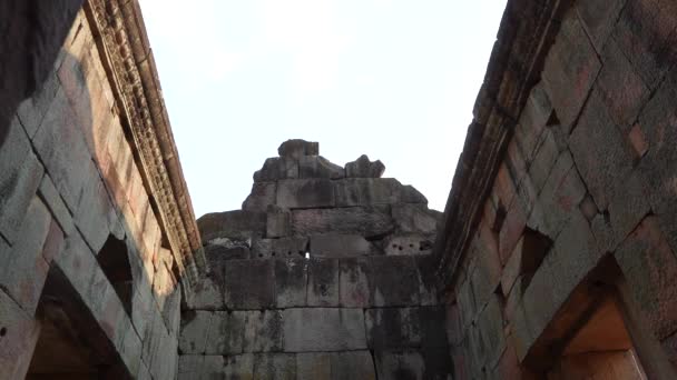Стародавньому Кхмерському Храмі Прасат Муанг Або Замок Муанг Поблизу Історичного — стокове відео
