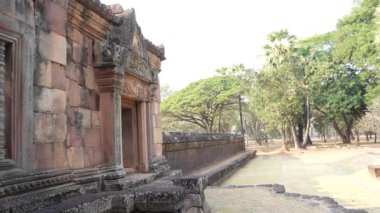 Prasat Phanomrung Tarihi Parkı yakınlarındaki Prasat Phanomrung Şatosu, Tayland 'daki Prasat Muang Tam antik Khmer tapınağında..