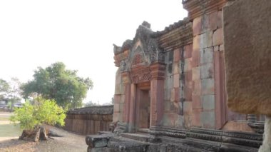 Prasat Phanomrung Tarihi Parkı yakınlarındaki Prasat Phanomrung Şatosu, Tayland 'daki Prasat Muang Tam antik Khmer tapınağında..