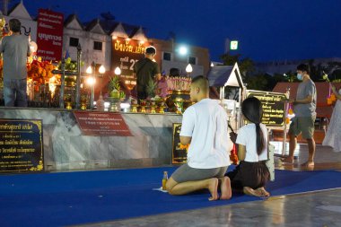 Thao Suranaree Anıtı 5 Nisan 2024 Nakorn Ratchasima Tayland.