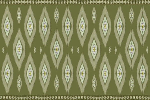 Modèle Tissu Ethnique Ikat — Image vectorielle