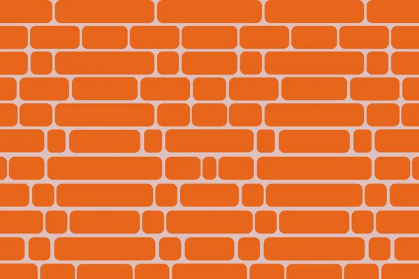 Orangefarbener Backsteinhintergrund Für Hintergrunddesign Bucheinband Studiohintergrund — Stockvektor