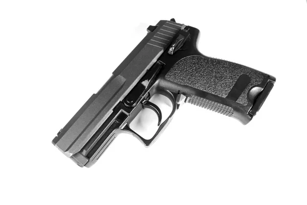 Pistola Sobre Fundo Branco Armas Fogo Grande Plano Armas Jogo — Fotografia de Stock