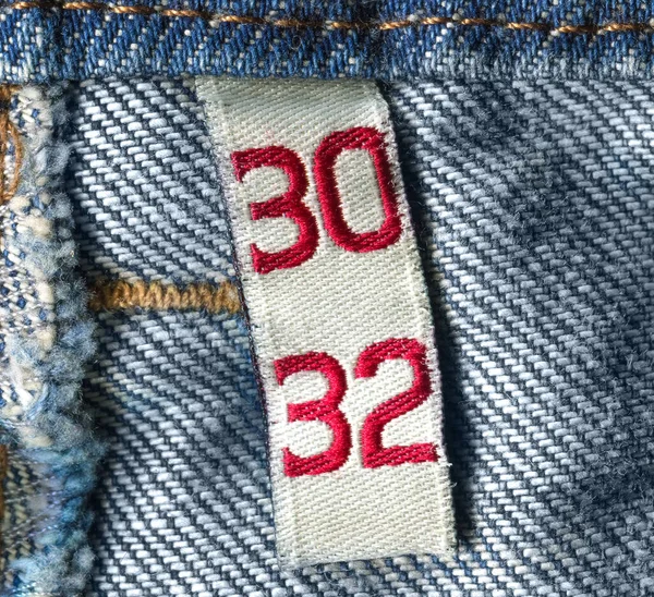 Zahlen Und Auf Jeans Textur Hochwertiges Archivbild — Stockfoto