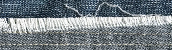 Tekstur Kain Jeans Foto Berkualitas Tinggi Koneksi Dari Serat Dari — Stok Foto