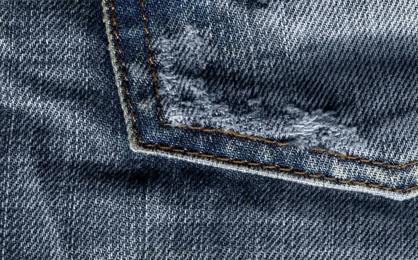 デニムの質感のポケット 高品質の生地のストックフォト — ストック写真