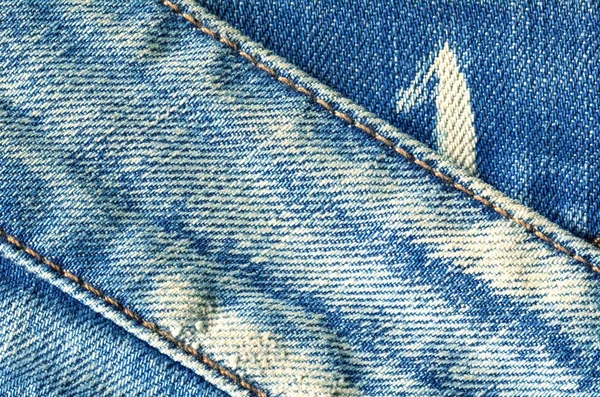 Tekstur Kain Jeans Foto Berkualitas Tinggi Koneksi Dari Serat Dari — Stok Foto