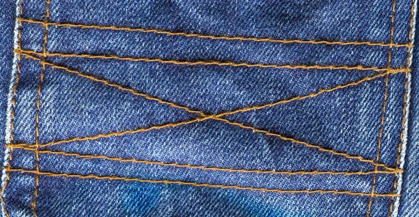 Tessuto Jeans Texture Foto Stock Alta Qualità Collegamento Delle Fibre — Foto Stock