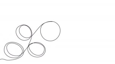 Beyaz arka planda çikolata parçalı kendi kendine çizim yapan kurabiyeler. 4k içinde alfa kanalı olan bir mutfak bloğunun Whiteboard sunumu.