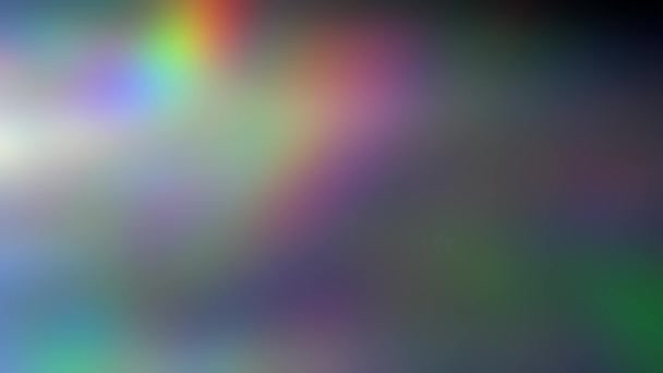 Abstract Background Rainbow Prisms Illumination Life Video Shimmers Different Colors — Vídeo de Stock