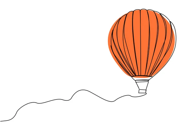 大的游客气球在白色的背景上排成一行 股票矢量的浪漫飞行的例证 美丽情感的概念 — 图库矢量图片