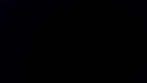Освітлення Лампочки Червоне Світло Чорному Екрані Ефект Переходу Яскравими Переходами — стокове відео