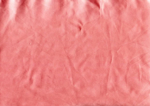 Tecido Seda Rosa Textura Tecido Amassado Com Curvas Foto Estoque — Fotografia de Stock