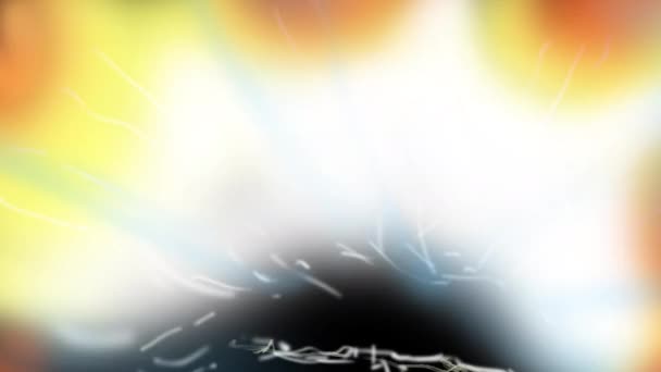 Анимация Сжигания Бумажной Поверхности Черном Экране Изменение Кадра Огненной Сцены — стоковое видео