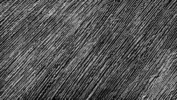 Анимация Белых Карандашных Штрихов Черном Экране Концепция Текстуры Академического Рисунка — стоковое видео
