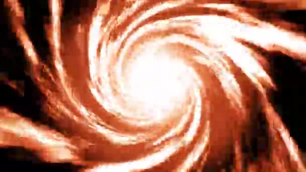 Fiery Sucer Vortex Portail Lave Feu Tourne Animation Magie Destruction — Video