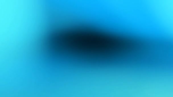 Modré Zvýraznění Černé Obrazovce Hladká Animace Modrými Odstíny Abstraktní Světlice — Stock video