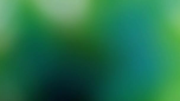 Плавные Переходы Зеленого Света Черный Экран Фондовый Абстрактный Фон Изумрудным — стоковое видео