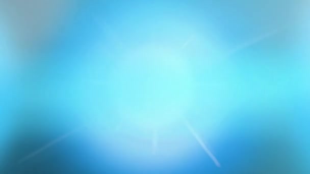 Longo Azul Pisca Uma Tela Preta Brilho Caricatural Luz Animação — Vídeo de Stock