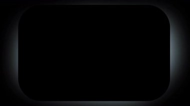 4K, siyah arka planda hafif mavi yanıp sönen ışığı olan televizyon tarzı bir çerçevenin animasyonu. Retro kaplamalar ve teknolojik ekran görselleri için kullanışlı.