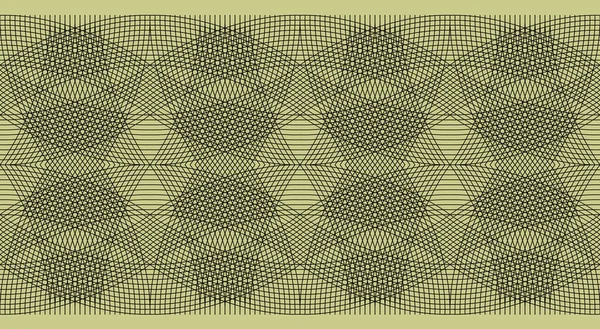 Геометрический Узор Маленькими Черными Линиями Зеленом Фоне Яблока — стоковый вектор