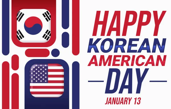 Happy Korean American Day Wallpaper Σχήματα Και Σημαίες Των Δύο — Φωτογραφία Αρχείου