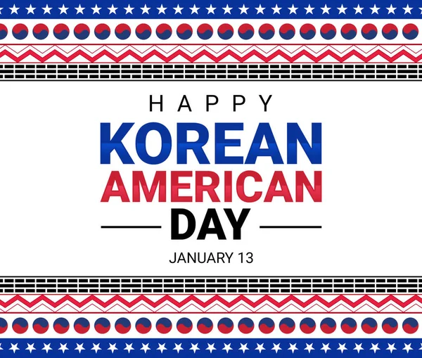 Happy Korean American Day Background Χρώματα Σημαίας Και Σχέδια Στο — Φωτογραφία Αρχείου