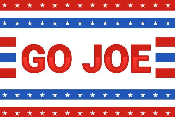 United States Joe Editorial Typography American Flag Stripes Stars Background — Stock Photo, Image