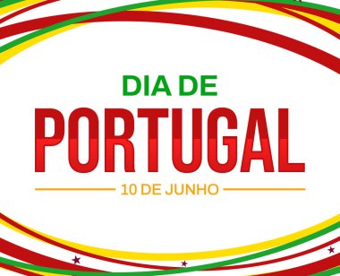 Portekiz 'in renkli tasarım çizgileri ve tipografi ile dolu bir geçmişi var. Portekiz Vatanseverlik Günü konsepti