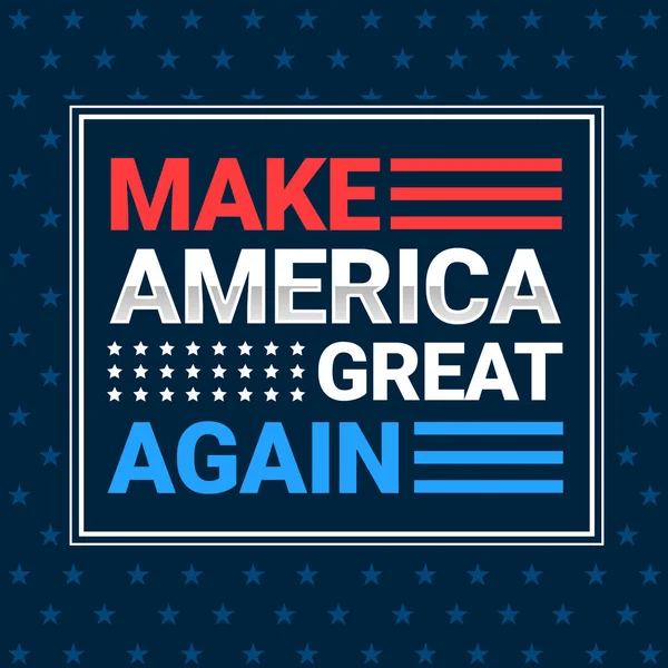 United States America Great Again Typography Stars Colorful Text United — Stock Photo, Image