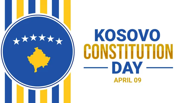 Ταπετσαρία Για Την Ημέρα Συντάγματος Του Κοσσυφοπεδίου Σημαία Και Λωρίδες — Φωτογραφία Αρχείου