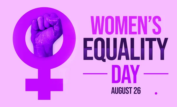 Women Equality Day Celebrated World August Empower Womens Background Equality — Stock Photo, Image