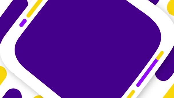 Augustus Wordt Gevierd Als Purple Heart Day Achtergrond Ontwerp Animatie — Stockvideo