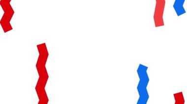 Renkli tipografi ve şekillerle Ulusal Suç Önleme Haftası 4K Canlandırması