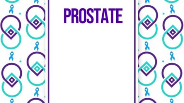 Eylül ayı prostat kanseri farkındalığı 4K animasyonu. Erkek Sağlığı konsepti