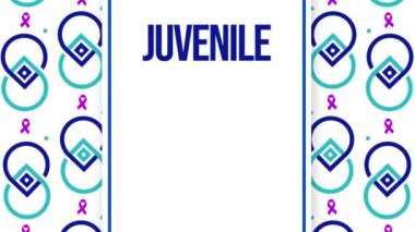 Temmuz ayı Juvenile artrit farkındalık ayı, 4k animasyon arkaplanı olarak gözlemlenmektedir