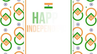 Bağımsızlık Gününüz kutlu olsun Hindistan Duvar Kağıdı Animasyonu 4K