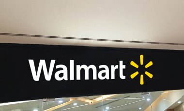 Dükkan başlığı ve monogramıyla Walmart Editör Arkaplanı