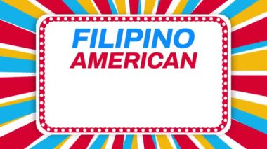 Kasım ayı Filipin Amerikan Tarihi Ayı olarak kutlanır, çeşitlilik arkaplanı