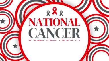 Şubat ayı, hastalıklar, kırmızı kurdeleler ve tipografi 4k animasyonu hakkındaki farkındalığı yaymak amacıyla her yıl Ulusal Kanser Önleme Ayı olarak gözlemlenmektedir.