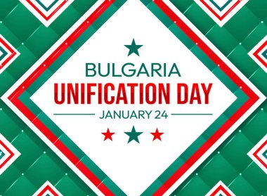 Bulgaristan 'ın Birleşme Günü 24 Ocak' ta renkli vatansever duvar kağıtlarıyla kutlandı