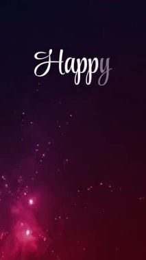 4 Temmuz Bağımsızlık Günü 'nün 4k dikey görüntüsü kutlu olsun. Kutlama ve selamlar. ABD Bağımsızlık Günü kutlama konsepti