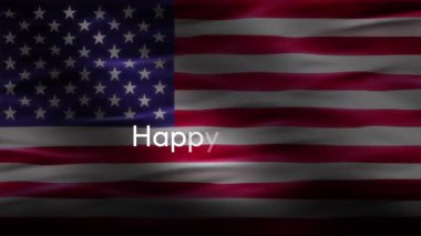 4 Temmuz Bağımsızlık Günü, Amerika Birleşik Devletleri 'nde her yıl olduğu gibi, tipografiyle bayrak sallayarak kutlanır.