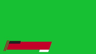 Son dakika gelişmeleri. Yeşil ekrandaki alt 3. animasyon. Arka planda 4k animasyon.