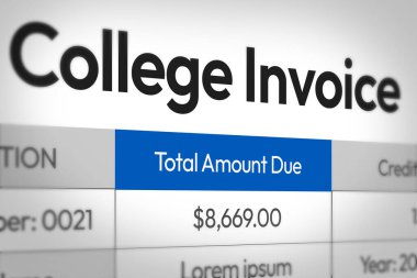 Üniversite faturası, dolar, üniversite, eğitim, pahalı ve öğrenci kredisiyle yazılan sömestr ücretiyle kapanıyor.