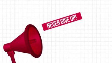 Megaphone 4k animasyonundan çıkan tipografiyi asla bırakma.