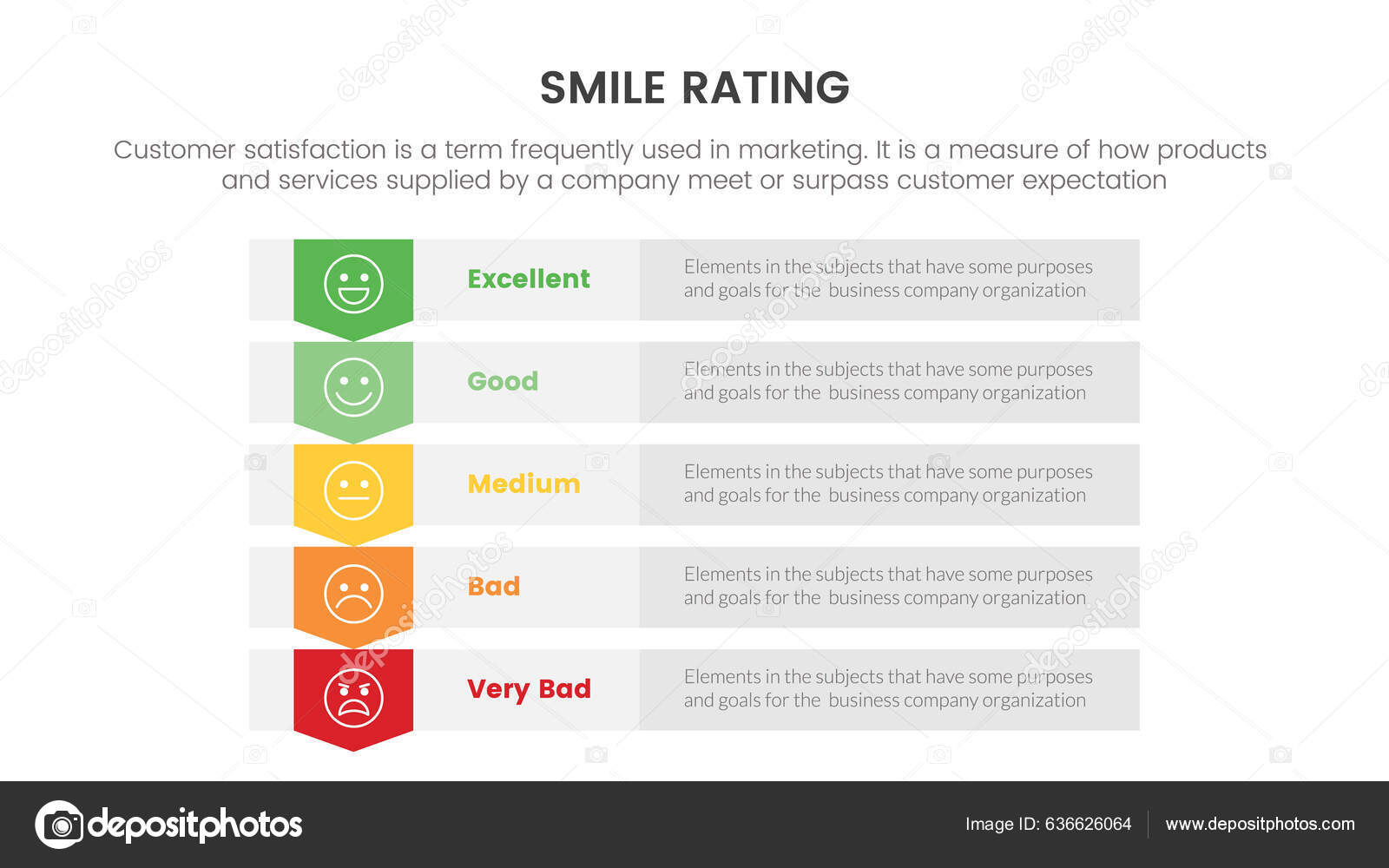 smile-rating-scale-infographic-table-content-information-concept-slide